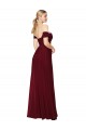 Best Soft Chiffon Long Off the Shoulder Mermaid Formal Dress