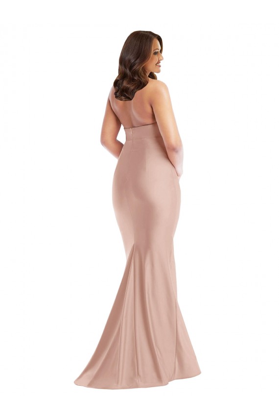 Best Silky Satin Open Back Long Halter Neck Mermaid Plus Size Formal Evening Dress